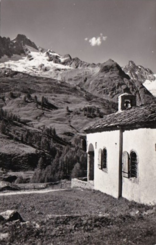 Switzerland La Chapelle de Ferret Glacier du Dolent Real Photo