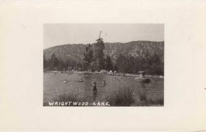 LP77    RP  Wrightwood Lake, California, real photo postcard