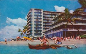 Hawaii Honolulu The Reef Hotel On The Beach At waikiki 1961