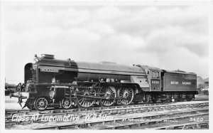 Class AT Locomotive W R Allen Railroad Train British Railways RPPC postcard