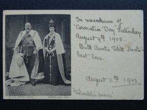 Royalty CORONATION DAY of KING EDWARD Vll c1902 UB Postcard by Marion & Co.