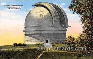 Palomar Observatory San Diego County, CA, USA 1950 