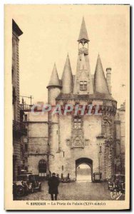 Old Postcard Bordeaux The Palace Gate