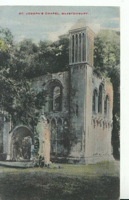 Somerset Postcard - St. Joseph's Chapel - Glastonbury - Ref 9325A