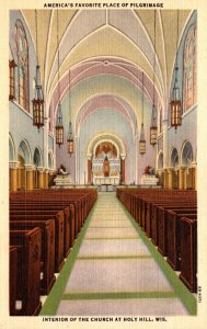 Wisconsin Holy Hill Interior Of The Church