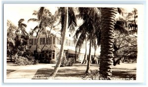 Truman's Little White House Key West FL Florida Real Photo RPPC Postcard (FQ1)