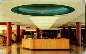 Entrance Lobby, Denver CO Public Library Vintage Postcard H72