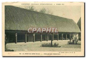 Old Postcard International Colonial Exposition Paris Le Jardin du Congo Belgi...