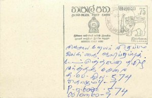 Entier Postal Stationery Postal Sri Lanka Ceylon Lion