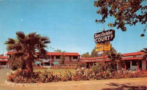 SACRAMENTO, California CA   SAN CARLOS COURT MOTEL  Roadside  ca1950's Postcard