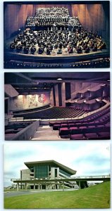 3 Postcards IOWA STATE UNIVERSITY, Ames IA ~ Auditorium NEW YORK PHILHARMONIC