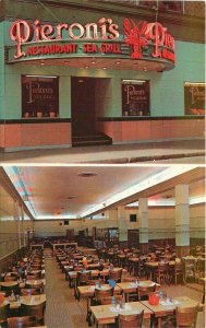 Boston Massachusetts Pieroni's Sea Restaurant Colorpicture Postcard 21-4155