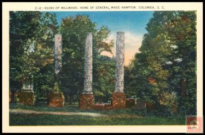 Ruins of Millwood, Home of General Wade Hampton, Columbia, S.C.