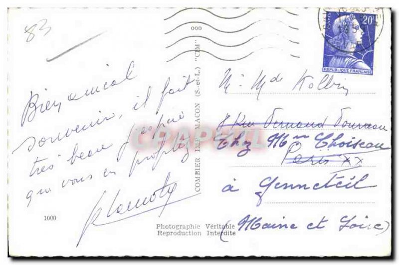 Postcard Old St Tropez (Var)