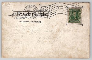 Powhatan College Charles Town WV c1908 West Virginia Postcard B48