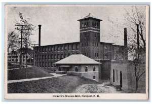 c1910's Richard's Woolen Mill Scene Newport New Hampshire NH Unposted Postcard