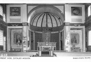 Cataldo Mission Idaho ID~Front View~RPPC Real Photo Postcard