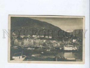 3172122 NORWAY BERGEN Havnen Vintage photo postcard