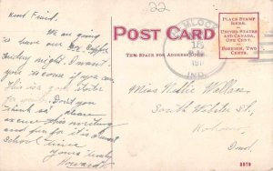 Peru Indiana Fire Department Vintage Postcard AA10925