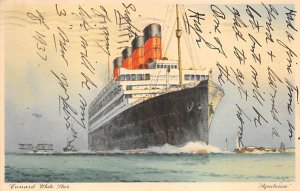 Aquitania Cunard Line Ship 1937 