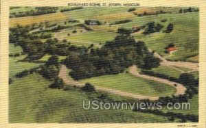 Boulefard Scene in St. Joseph, Missouri