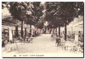 Old Postcard Vichy Allee Main