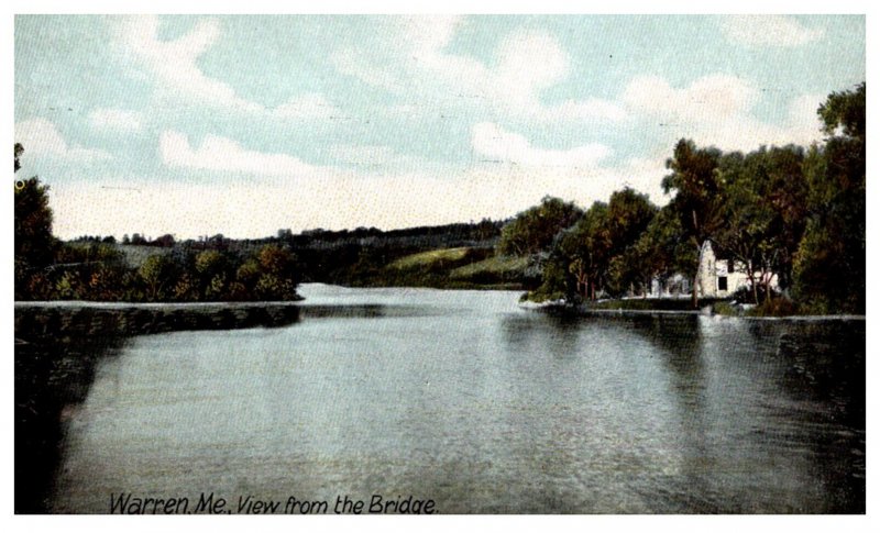 Maine  Warren view from the Bridge