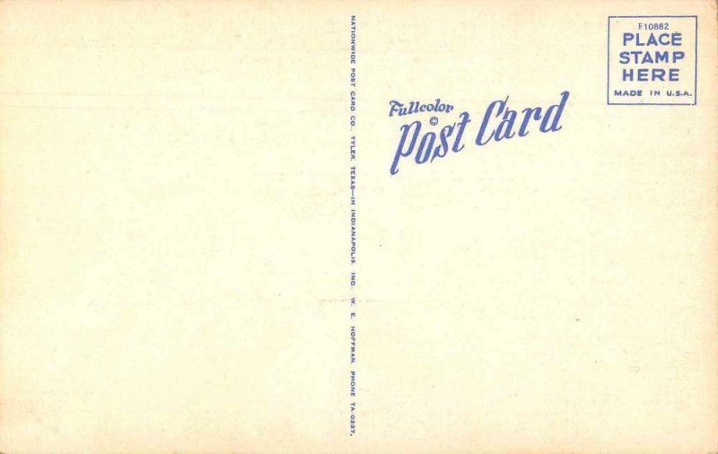 Cumberland Indiana Buckley's Restaurant Linen Vintage Postcard JE359213