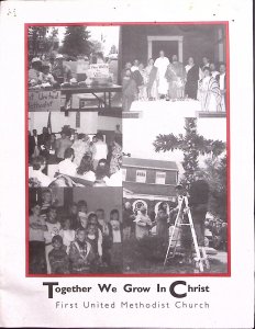 1995 LAUREL MARYLAND FIRST UNITED METHODIST CHURCH TOGETHER WE GROW BOOKLET Z245