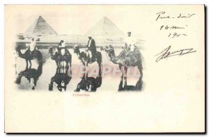 Postcard Ancient Egypt Egypt Pyramids