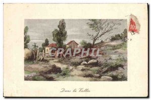 Old Postcard In Valle