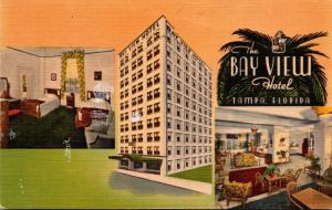 Florida Tampa The Bay View Hotel 1948