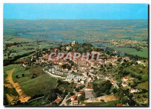 Modern Postcard Penne d'Agen Lot et Garonne View Aerial General