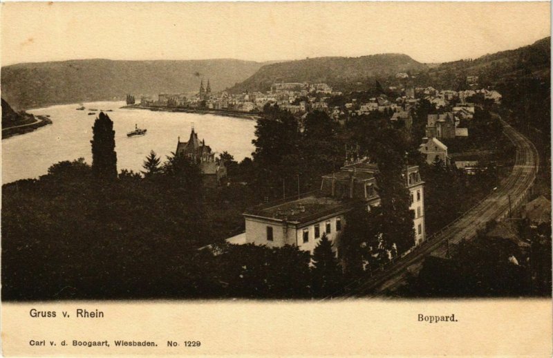 CPA AK Boppard Gruss v.Rhein GERMANY (879940)