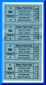 4-Rocky Point Park Amusement Park Tickets, Warwick, Rhode Island/RI