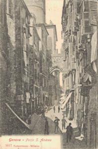 Italy Genova Genoa Porta S Andrea Vintage Postcard 02.16