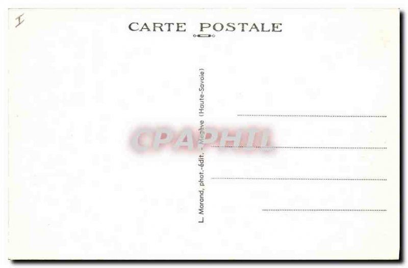 Old Postcard Chamonix Mont Blanc