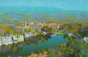 New York New Paltz View Of House And Lake From Skytop Path Lake Mohonk Mounta...