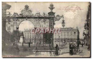 Old Postcard Nancy Place Stanislas