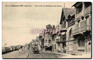 Old Postcard La Baule Sea View from the Dunes Blvd.