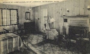 Interior, Guest Bungalow, Lakewood in Skowhegan, Maine