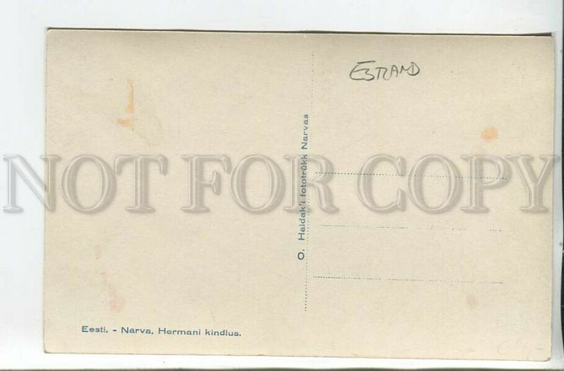 460910 Estonia Narva Hermann Castle Vintage photo postcard