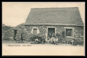 AzoresS. Miguel Acores unused Vintage Postcard Casa Rustica  Local House