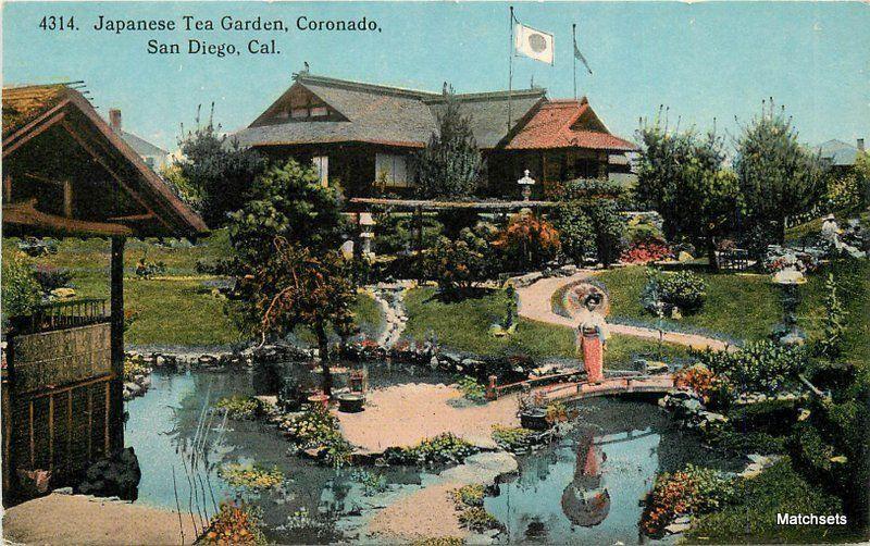 Japanese Tea Garden Cornonado SAN DIEGO, CALIFORNIA #4314 POSTCARD 3665