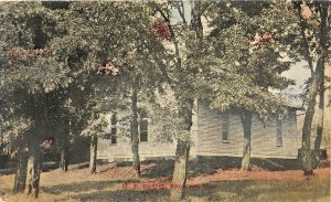 G9/ Syracuse Ohio Postcard 1909 M.E. Church Building Meigs County