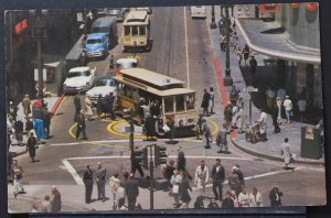 San Francisco, CA - Cable Car Turntable, Powell and Market Streets - 1973