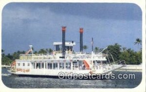 Island Queen Riverboat, Riviera Beach, Florida, FL USA Ferry Ship Unused 