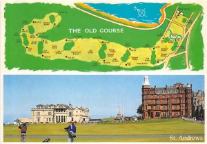 uk50475 old course st andrews fife scotland uk map