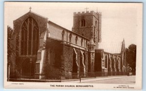 RPPC The Parish Church BERKHAMSTED Hertfordshire UK Postcard