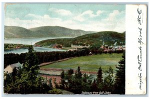 1906 View of Tadoussac from Golf Links Quebec Canada Antique Posted Postcard